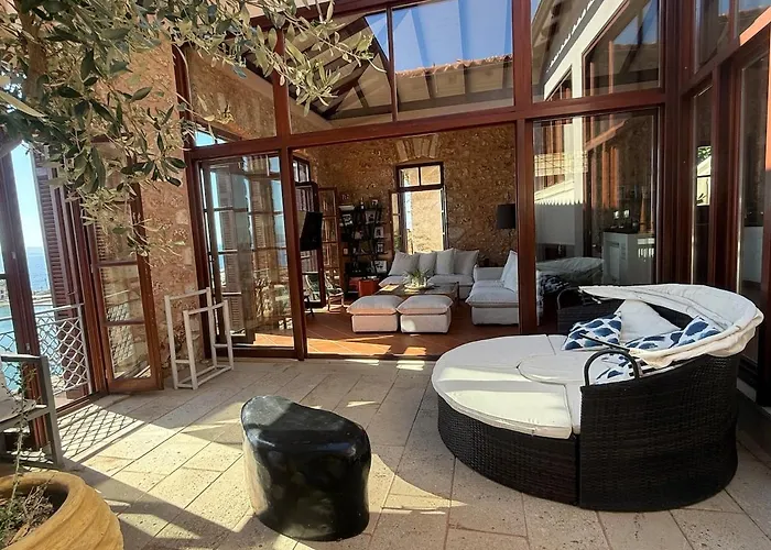 Retreat, Panoramic Sea View Apartamento Githio